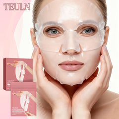 TEULN Bio-Collagen Mask night application demonstrates overnight hydration potential.