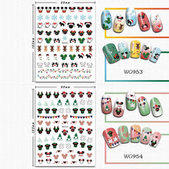 Tezocr self-adhesive decals compatible with natural, artificial, and UV nails