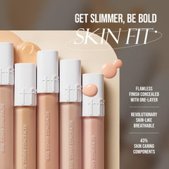 TFIT Idol Cover Concealer close-up finish reveals crease-free, lightweight texture.