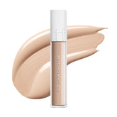 TFIT Idol Cover Concealer swatch in P03 Beige demonstrates full coverage for even-toned skin.