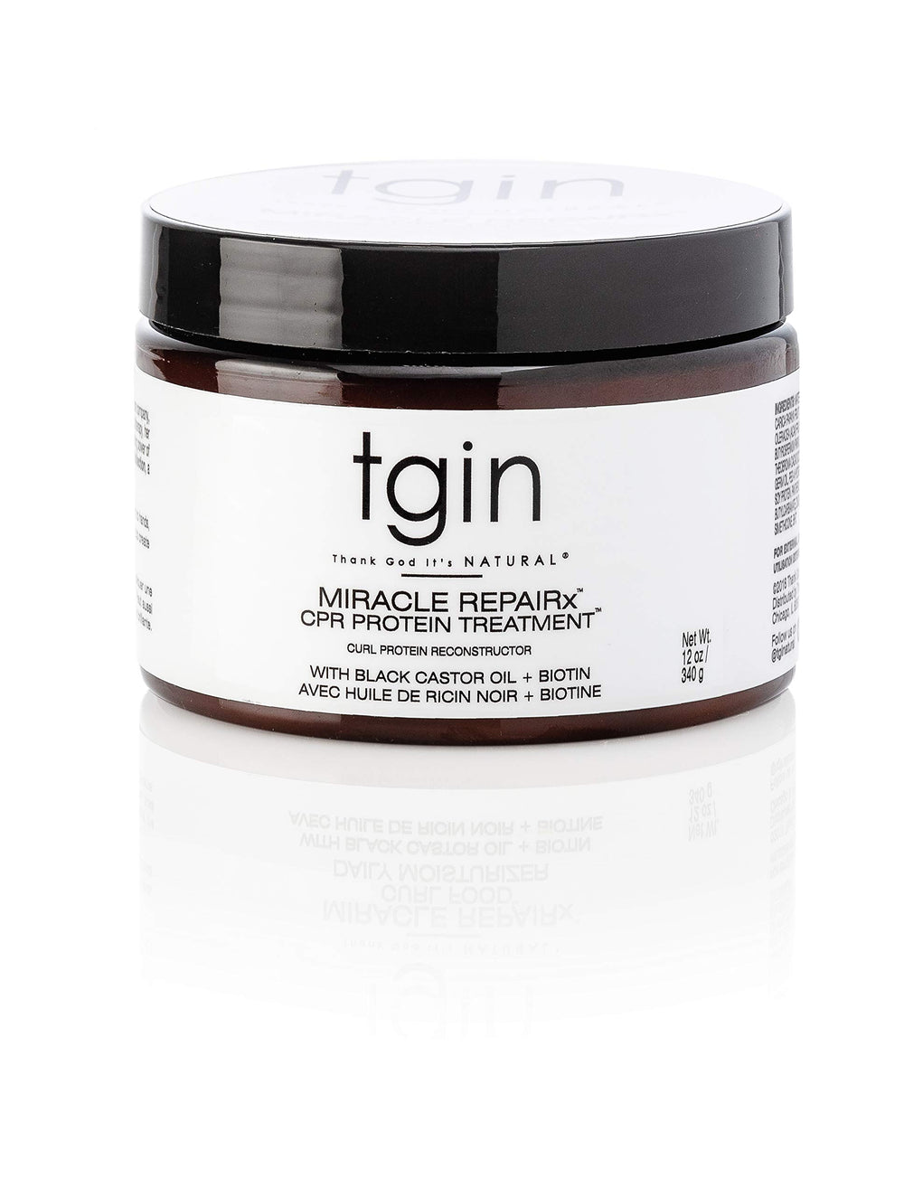 tgin curl protein reconstructor bottle promoting curl repair and shine
