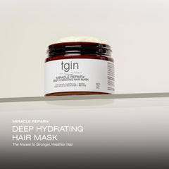 tgin Miracle RepaiRx ingredients highlight biotin and black castor oil nourishing strands