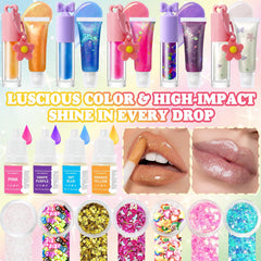 Thaluna lip gloss keychain designs enable portable sparkle on-the-go