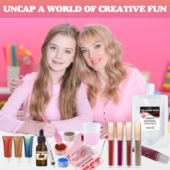 Thaluna lip gloss tubes with rose-gold caps for store-bought-looking, gift-ready results.