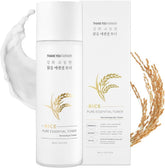 THANKYOU FARMER Rice Pure Toner bottle close-up for daytime hydration.