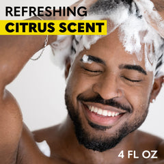 The Beard Club 2in1 after-rinse shine indicates moisturized hair