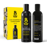 The Beard Club 2in1 bottle pour demonstrates easy cleansing for curly hair