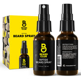 The Beard Club Riptide Beard Softening Spray bottle delivers lightweight hydration.