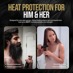 The Beard Struggle Viking Shield argan oil emphasizes antioxidant protection.