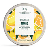 The Body Shop Mango Body Butter jar offering rich hydration for dry skin