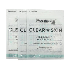 The Crème Shop star shape patch close-up; hydrocolloid film absorbs impurities.
