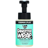 The Doux Gangster Wrap bottle pour for easy heatless curling