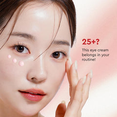 The Face Shop cream texture swirl highlights rich hydration and nourishment.