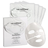 The Face Shop Original Vegan Collagen Mask packaging highlights vegan formula for firmer-looking skin.