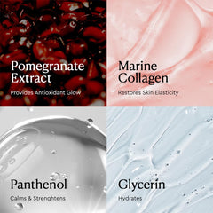 The Face Shop Pomegranate & Collagen emulsion bottle highlights easy, daily-use packaging.