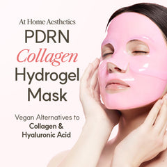 The Face Shop Rose PDRN Mask application demonstrates easy at-home treatment.