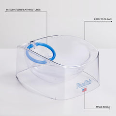 The FaceTub ice bath bowl setup close-up showing premium design for daily immersion