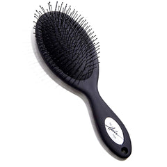 The Hair Shop detangling brush extensions glide through knots for seamless extension care.