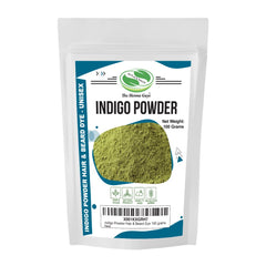 The Henna Guys Indigo hair-beard color result shows rich, natural tones