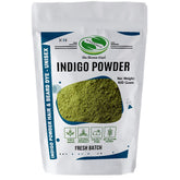 The Henna Guys Indigo powder packaging—natural color option without harsh chemicals.