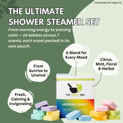 The Herbal Zen assorted blends jar presents seven aromatherapy options.