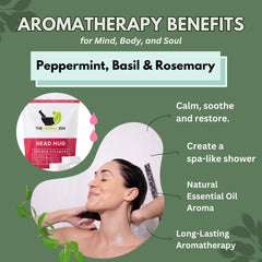 The Herbal Zen peppermint rosemary oil drops emphasize a fresh, invigorating scent.