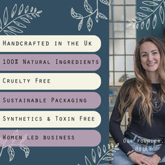 The Ilex Wood close-up label displaying ingredient highlights and handcrafted assurance benefit