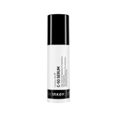 The INKEY List C-50 Serum bottle closeup showing a fragrance-free blemish-fighting formula.