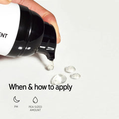 The INKEY List C-50 Serum for pores close-up, balancing oil overnight.