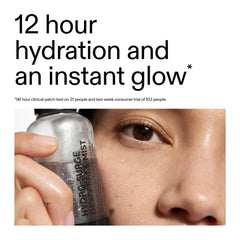 The INKEY List Hydro-Surge Mist glow after use on skin
