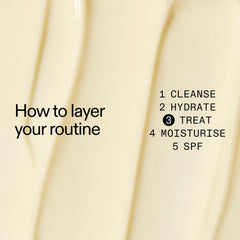 A user applying Mandelic Acid Treatment on skin for even tone and reduced post-acne marks