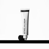 The INKEY List Retinol Eye Cream tube close-up for gentle nightly eye care and wrinkle reduction