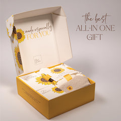 The Love Crate Co sunflower socks offer soft comfort for relaxing evenings