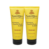 The Naked Bee coconut-honey moisturizing lotion front bottle with tropical scent for daily hydration.
