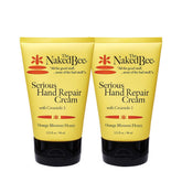 The Naked Bee orange blossom hand cream tube-front shows deep hydration.