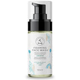The Natural and Organic Family unscented foaming face wash bottle for kids gentle cleansing.