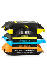 The Nobleman men's cleansing wipes front-pack view for on-the-go refresh after workouts.