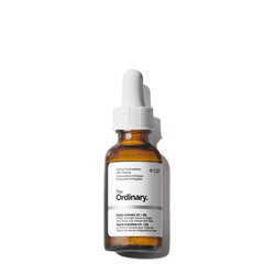 The Ordinary Alpha Arbutin 2% + HA bottle with dropper promotes even skin tone and hydration.