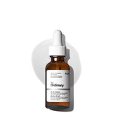 The Ordinary GF 15% Solution bottle close-up showing anti-aging formula for skin renewal.