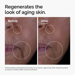 The Ordinary GF 15% Solution front label indicating clinical-grade skincare for aging skin.