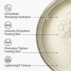 The Ordinary Hyaluronic Acid 2% + B5 swirled on skin showing multi-depth hydration