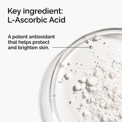 The Ordinary L-Ascorbic Acid Powder being mixed into a serum for customization.
