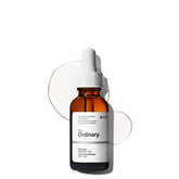 The Ordinary Mandelic Acid 10% + HA bottle pour for controlled exfoliation and hydration.