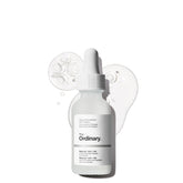 The Ordinary Matrixyl 10% + HA serum bottle close-up highlighting firming hydration.