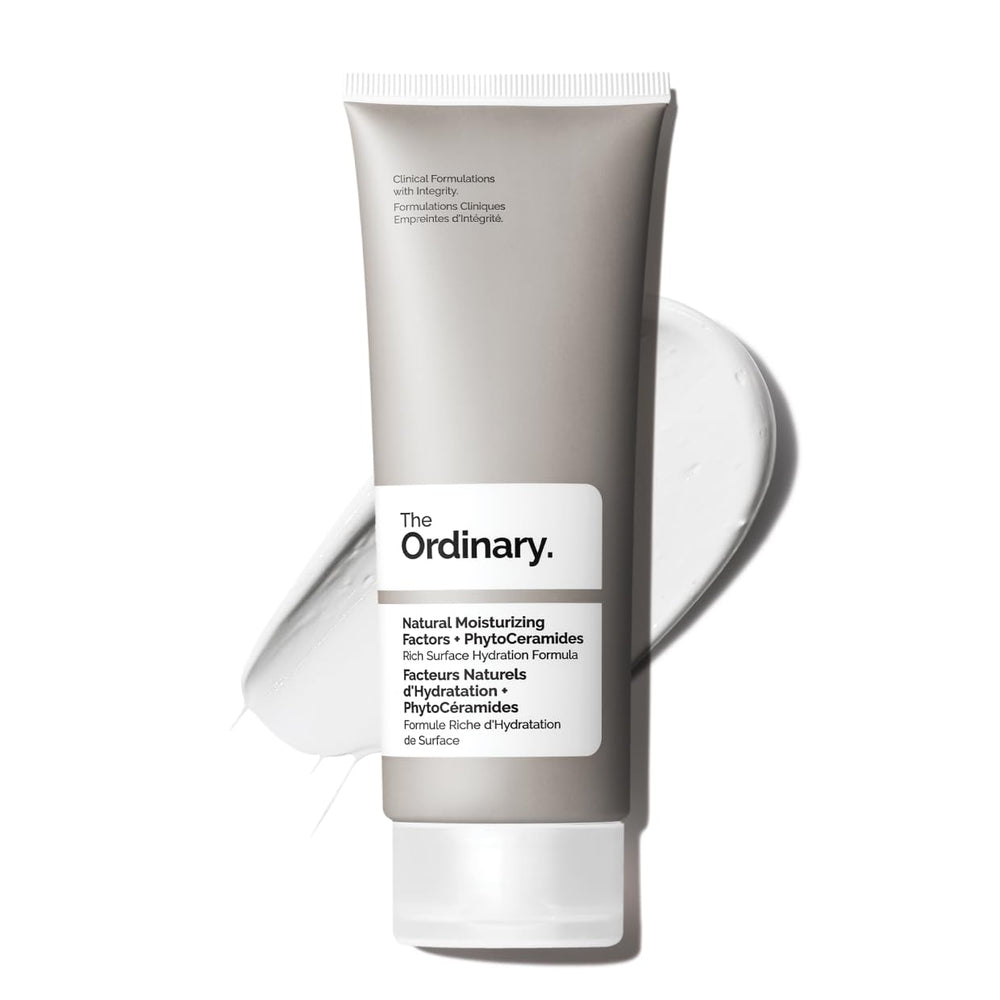 The Ordinary Natural Moisturizing Factors + PhytoCeramides jar highlighting rich hydration for dry skin