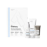 The Ordinary Niacinamide 5% Face & Body Emulsion bottle front targets uneven tone on face and body