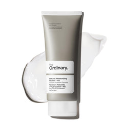 The Ordinary Natural Moisturizing Factors HA jar close-up showing lightweight hydration.