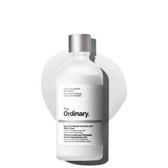 The Ordinary Saccharomyces Ferment 30% Milky Toner bottle close-up for hydration.