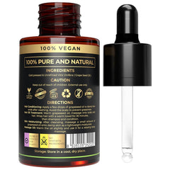 The Organic Forest Grapeseed Oil pour bottle for smooth, controlled applications.