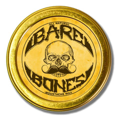 THE VINTAGE GROOMING CO Bare Bones wax packaging highlights no-heat styling.
